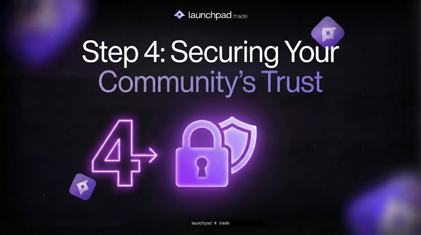 Step 4: Securing Your Community's Trust