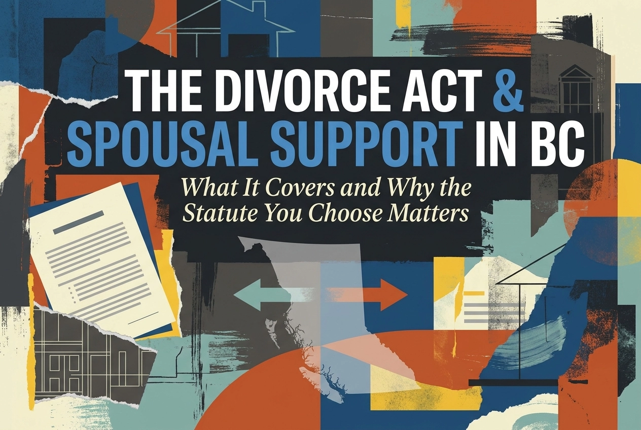 Professional header image for industry analysis: The Divorce Act and Spousal Support in BC: What It Covers...