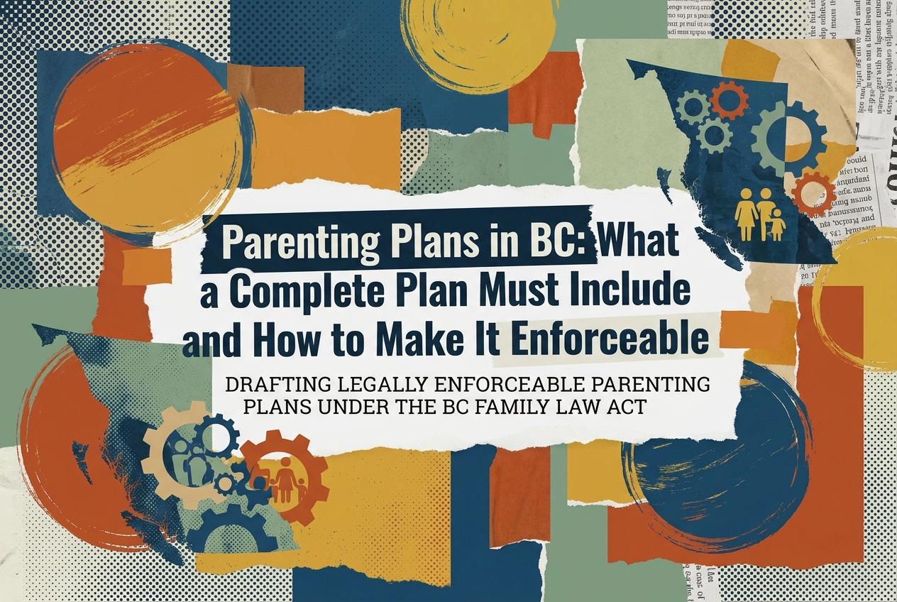 Parenting Plans in BC: What to Include