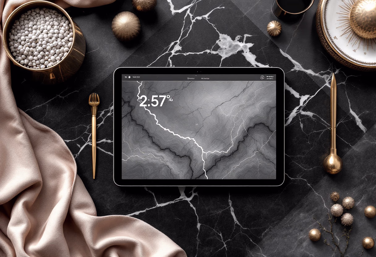 image of interactive lesson on tablet