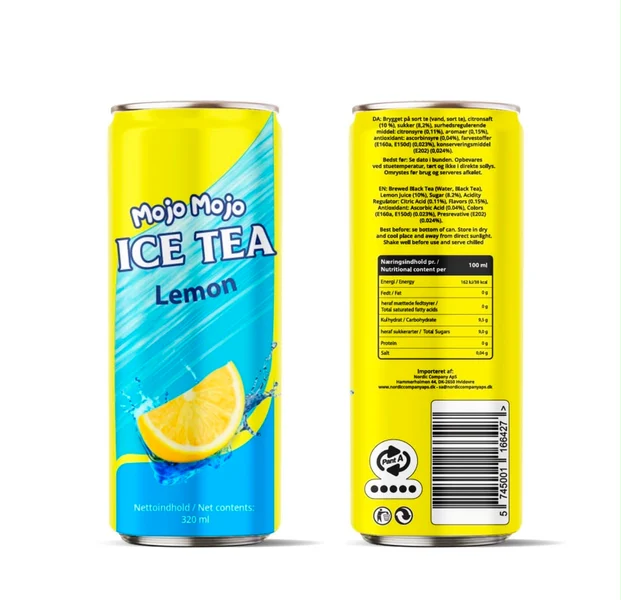 Mojo Mojo Ice Tea med citron, flaske