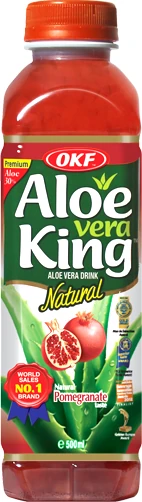 OKF Aloe Vera King Pomegranate, aloe vera-drik med granatæble