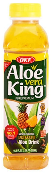 OKF Aloe Vera King Pineapple, aloe vera-drik med ananas