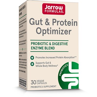 Jarrow Formulas® Gut & Protein Optimizer is designed to support protein absorption and digestion.