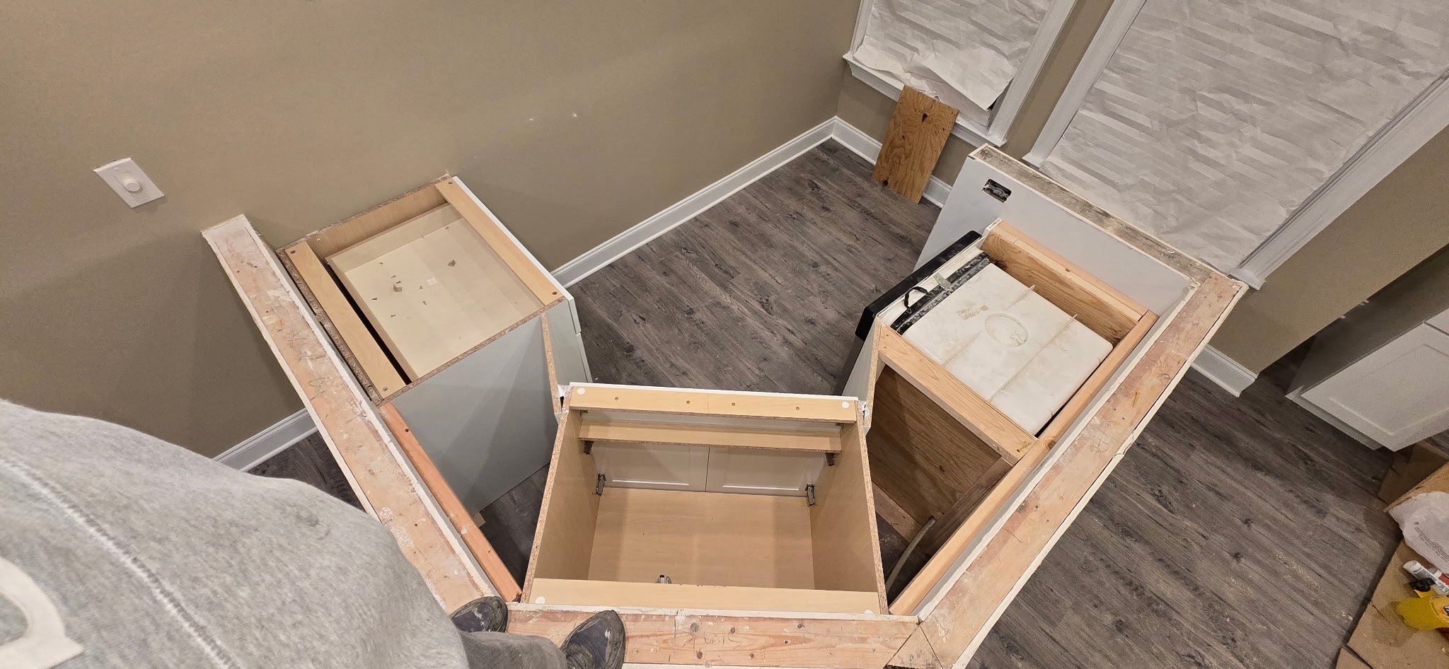 Basement Kitchen Before