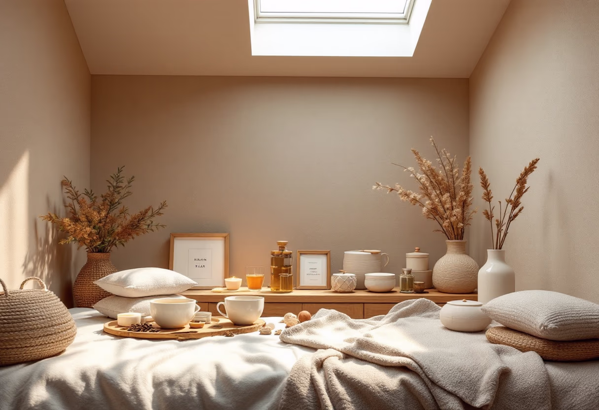 image of calming clinic atmosphere for acupuncturist