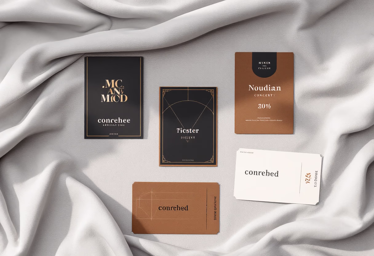 image of event tickets (for a musician & band)