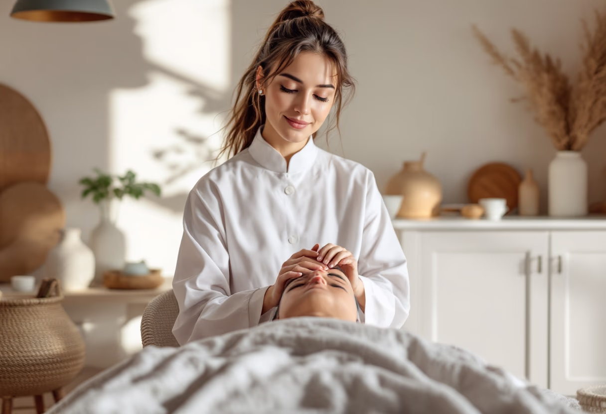 image of acupuncture process (for an acupuncturist)