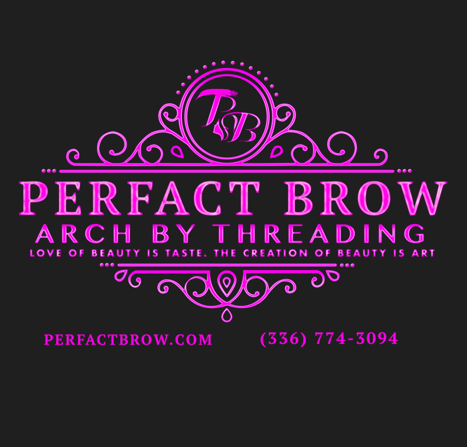 Perfact Brow Logo - Brows, Threading, Waxing, Lashes, Skin Care, Makeup, Henna Tattoo