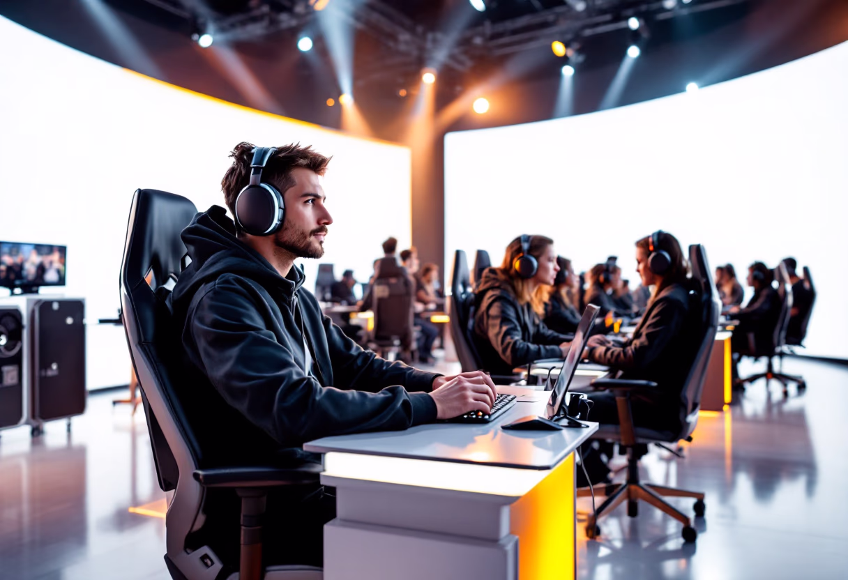 image of gaming competitions (for a gaming and entertainment)