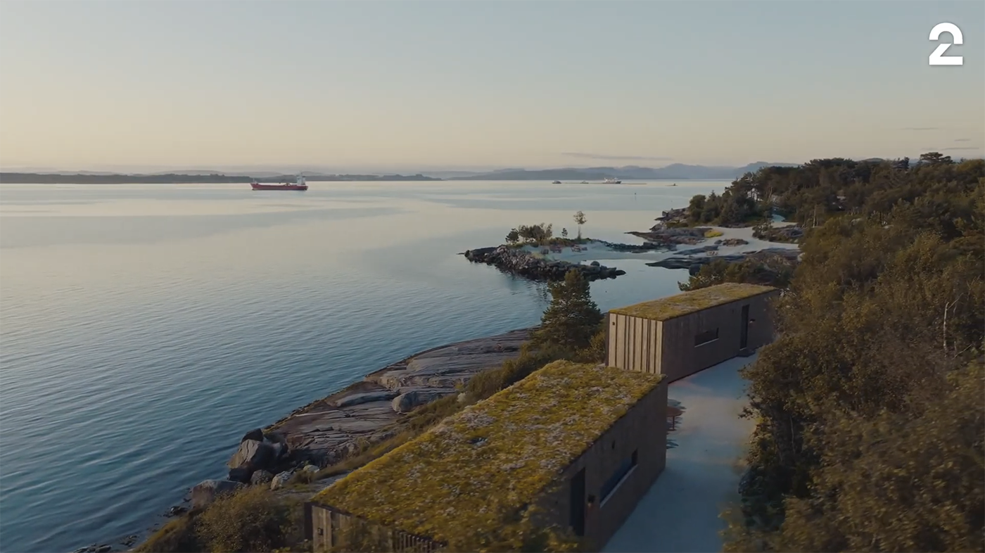 Bildene viser Omgi-hyttene under Sesong 1 av Boksen på TV 2