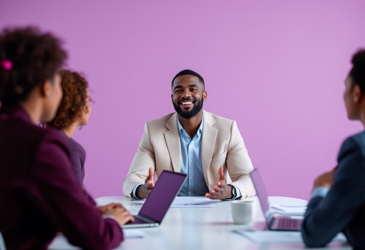 consultant advising a business