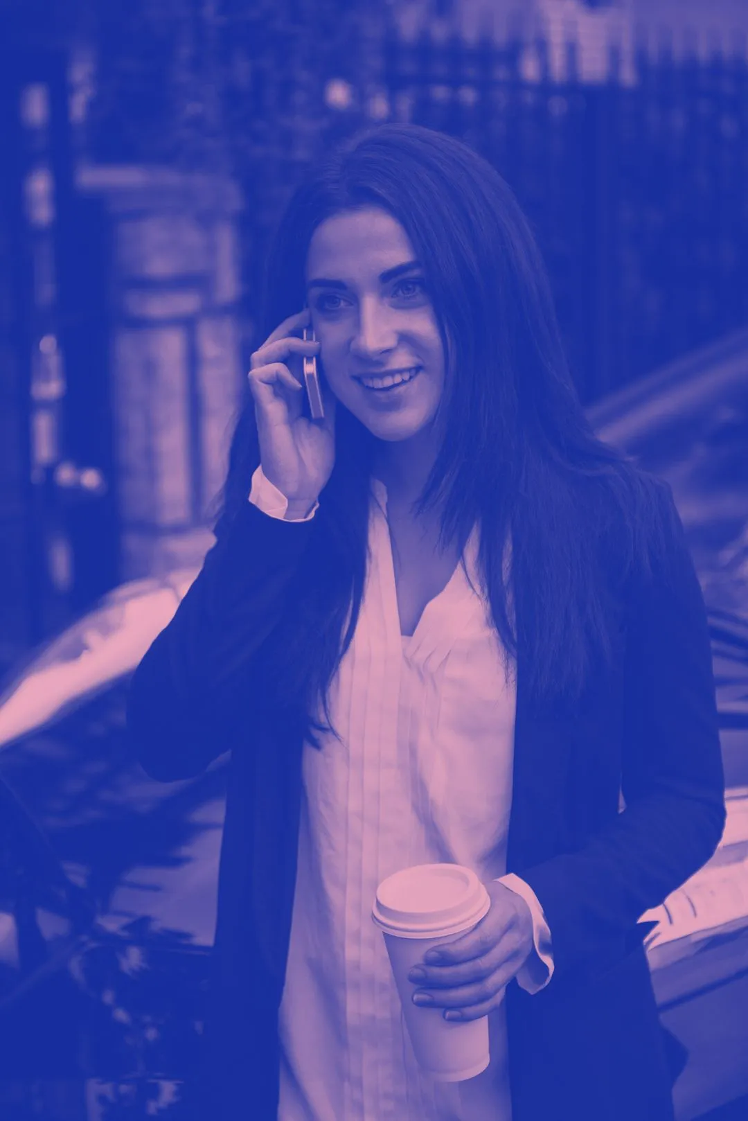 Woman talking on the phone