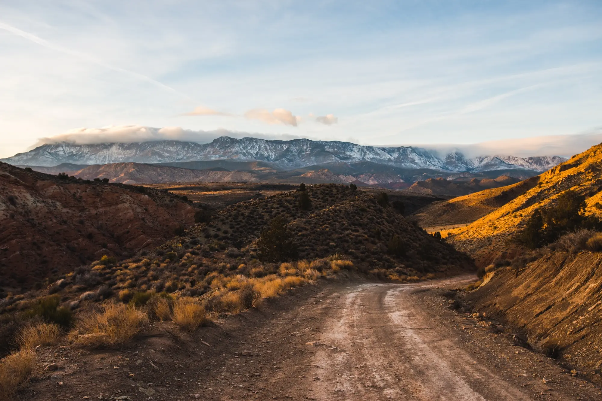 Road to Toquerville Falls, Utah