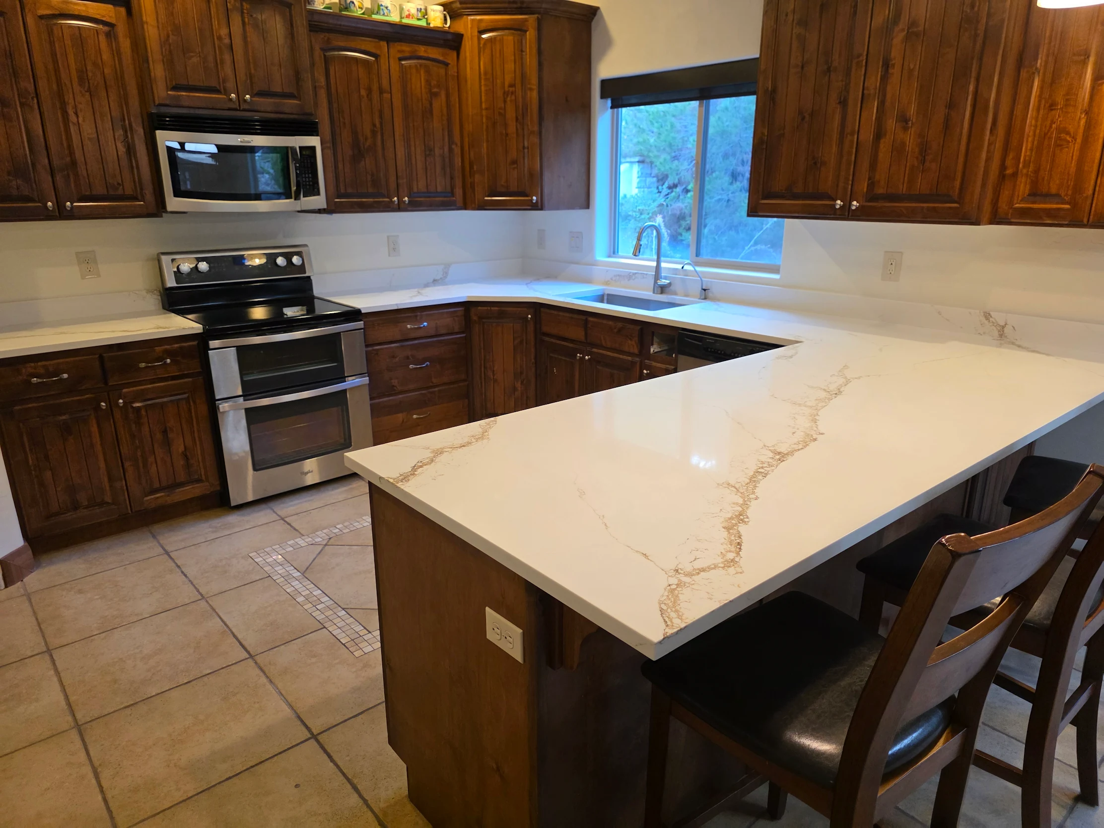 Updated kitchen countertops in St. George, UT