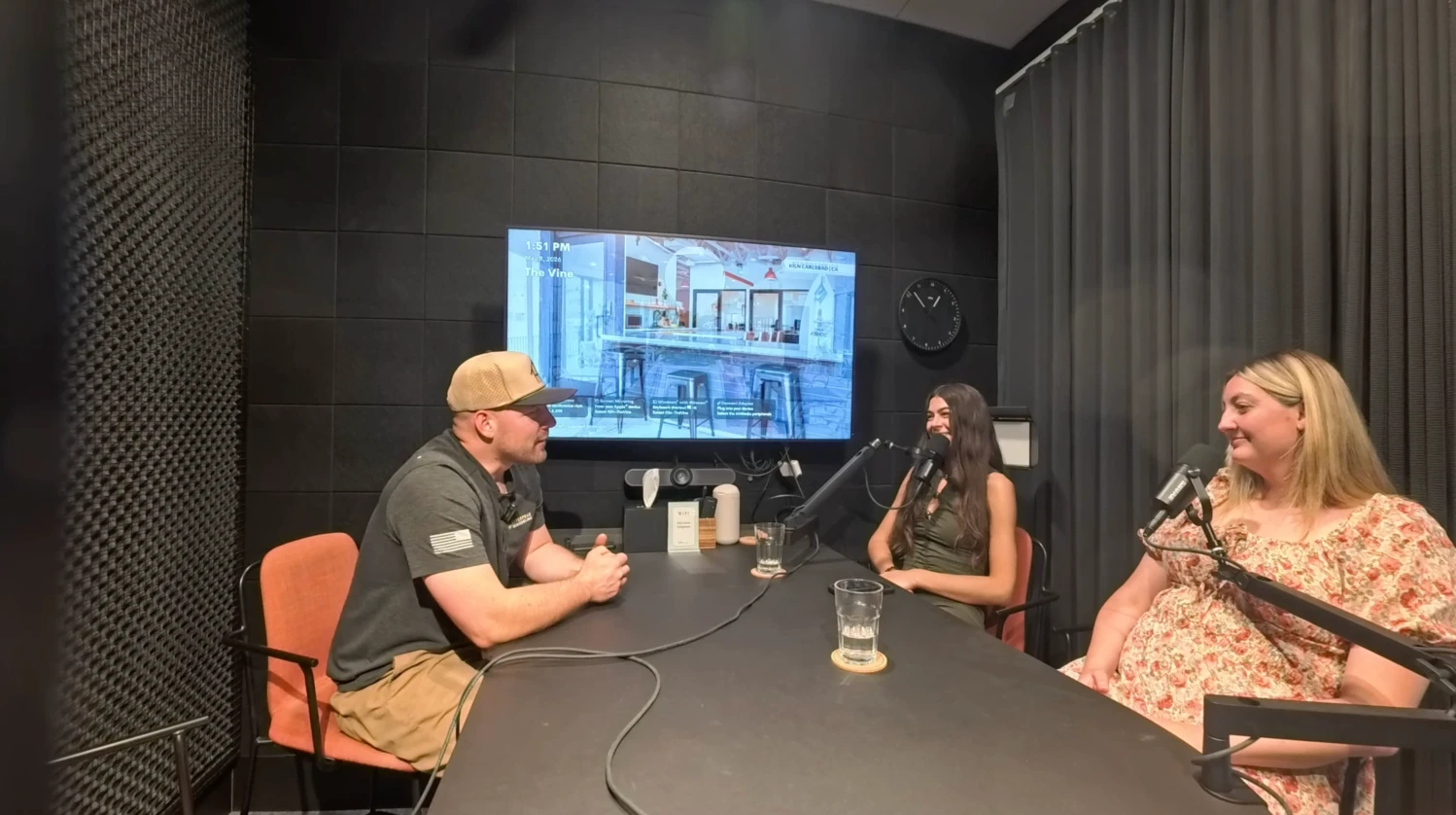 Interior designers and remodeling contractor discussing home design