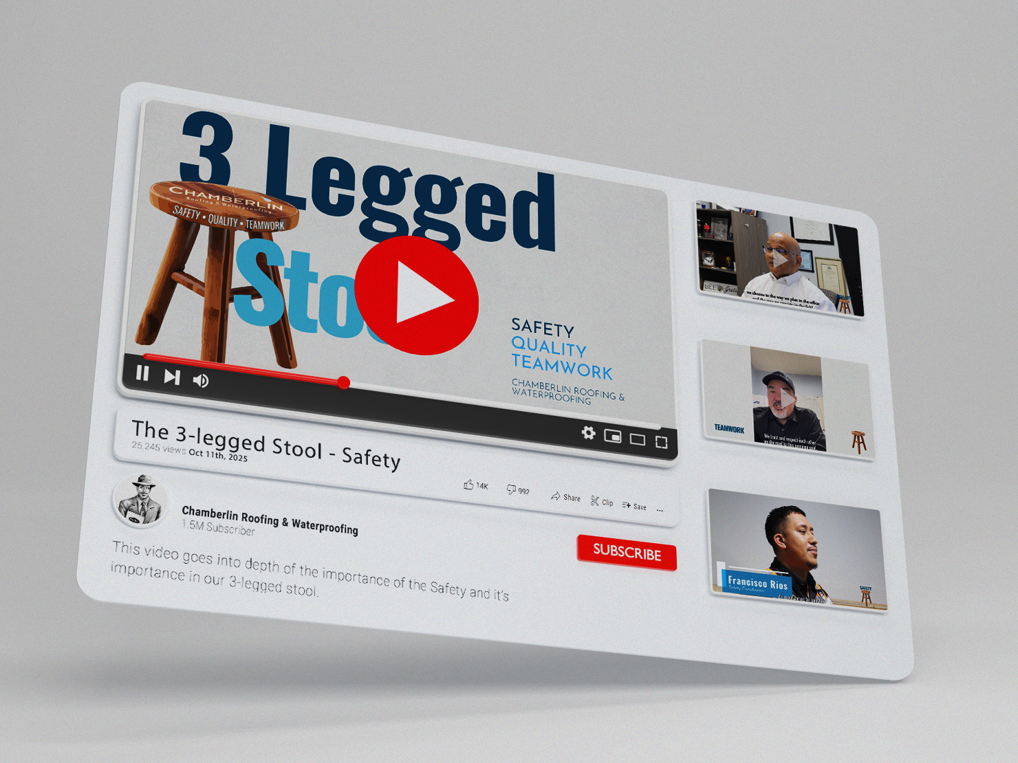 Culture Meeting - "The 3-Legged Stool"