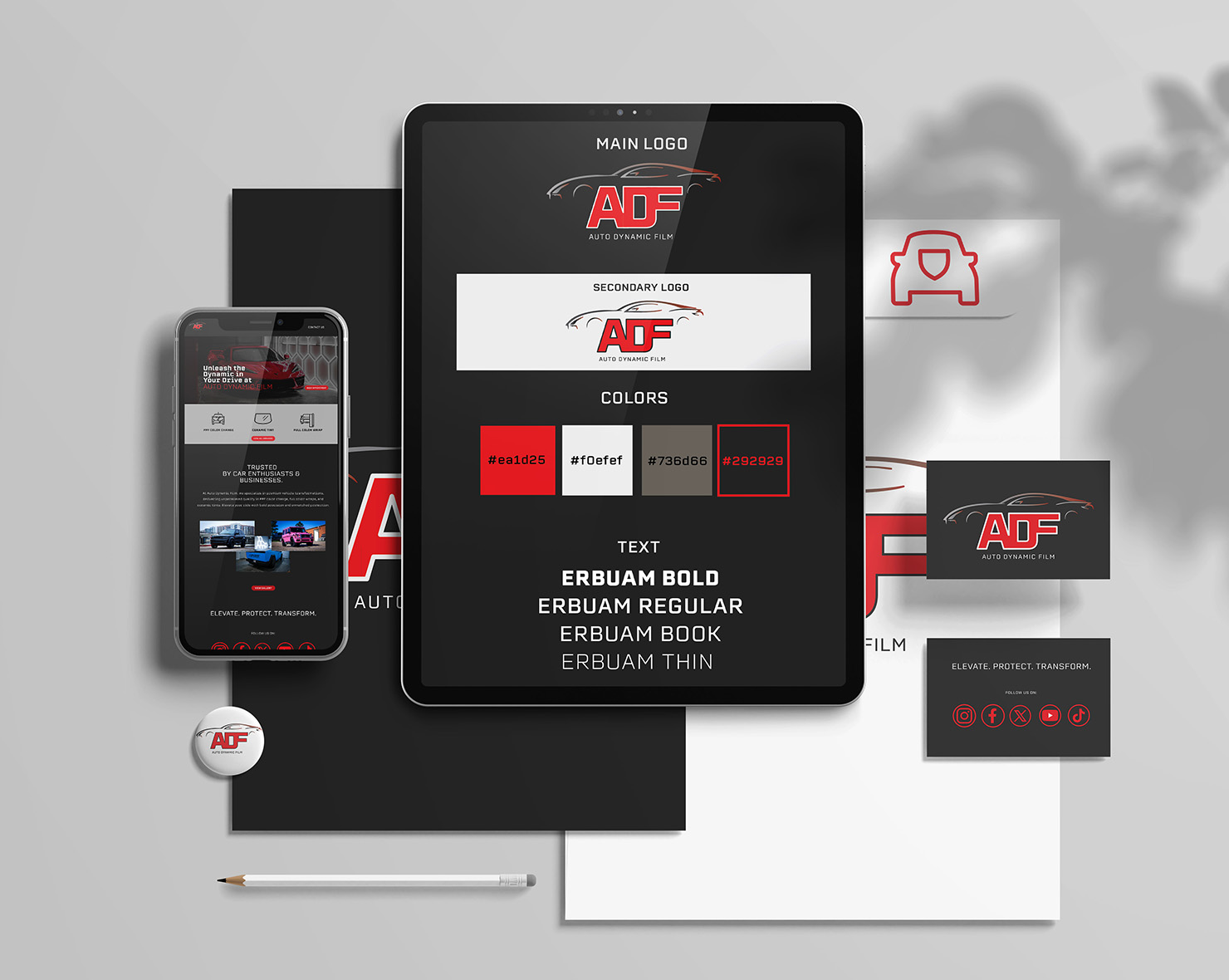 Auto Dynamic Film Brand Identity 