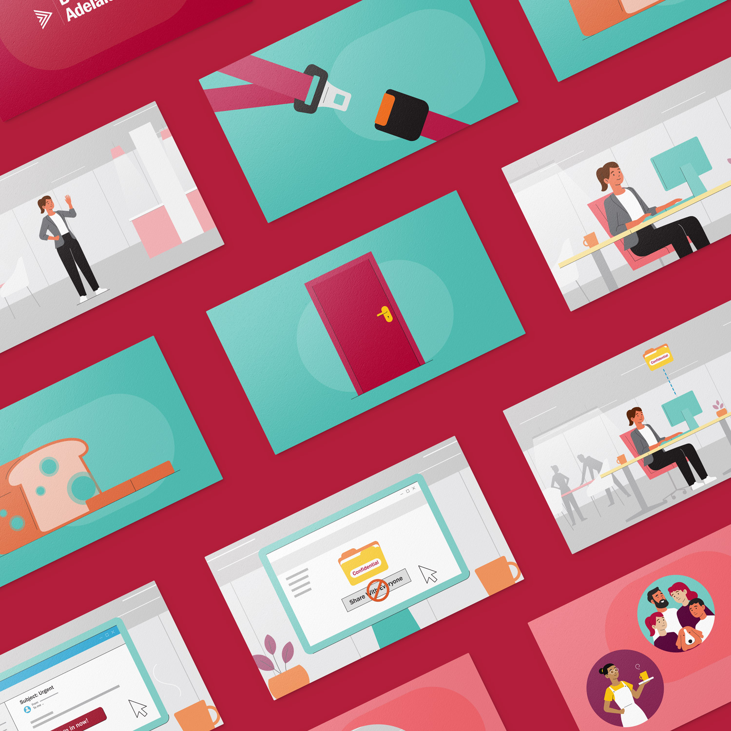 Storyboards of the Animation