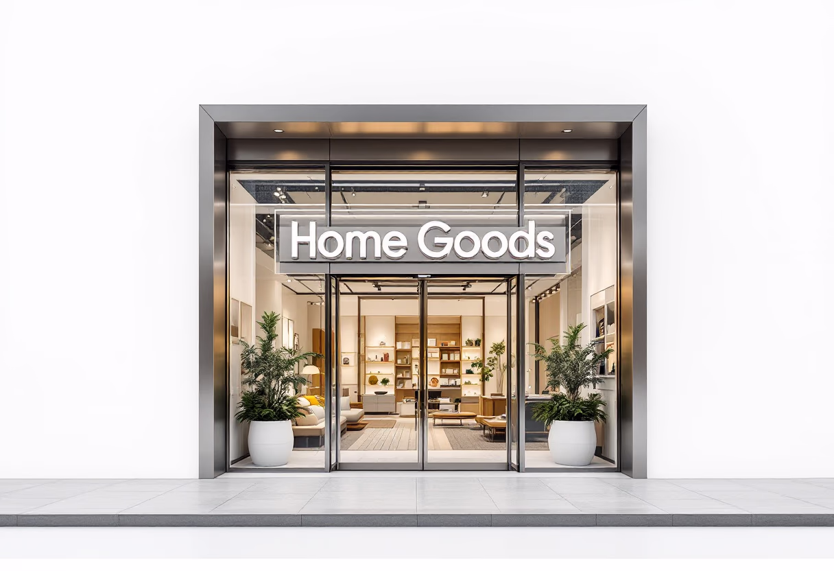 image of store exterior (for a home goods store)