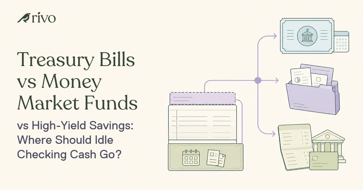 Treasury Bills vs Money Market Funds vs High-Yield Savings