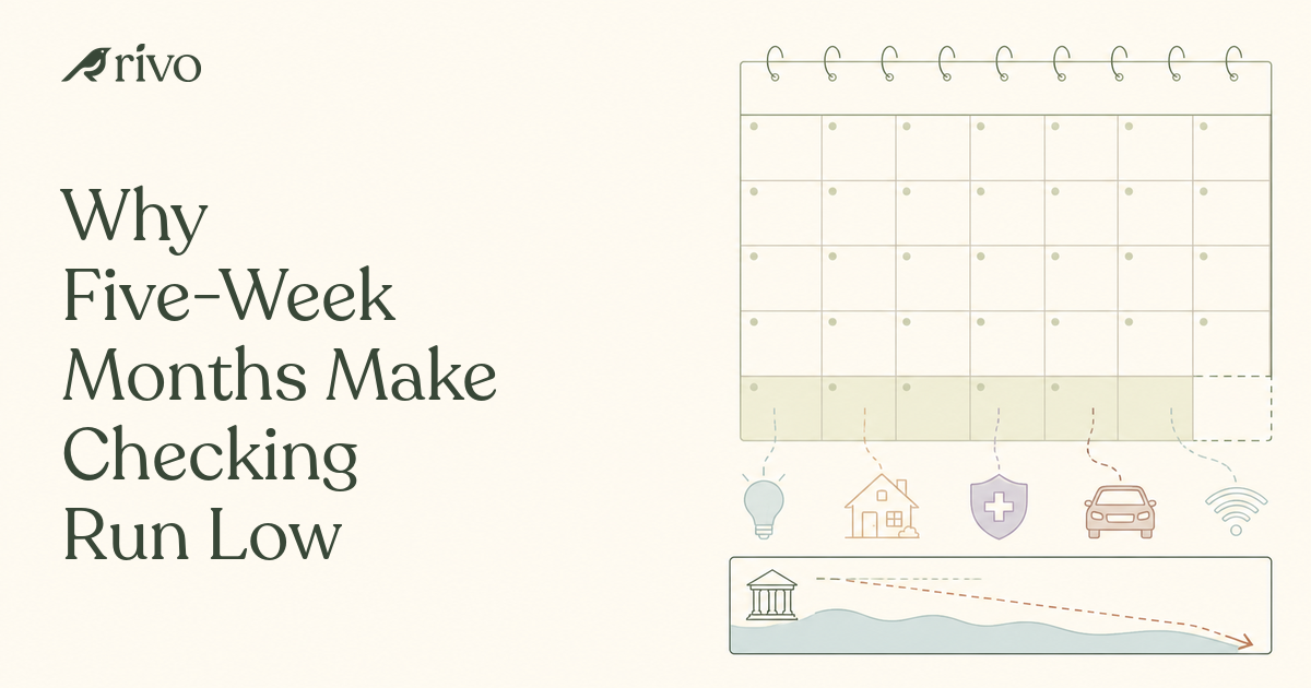 Why a Five-Week Month Makes Your Checking Run Low