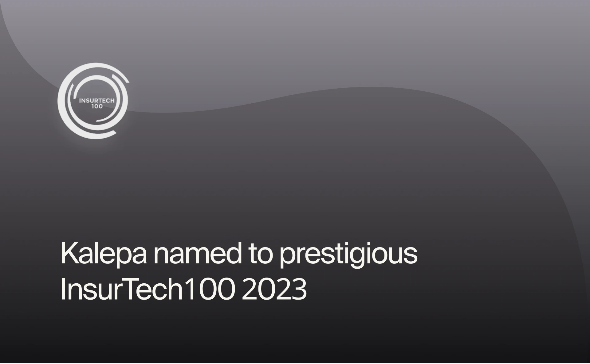 Kalepa named to prestigious InsurTech100 2023