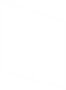 مثلث ثلاثي الأبعاد مفتوح على الجوانب، مكون من خطوط بيضاء على خلفية شفافة.