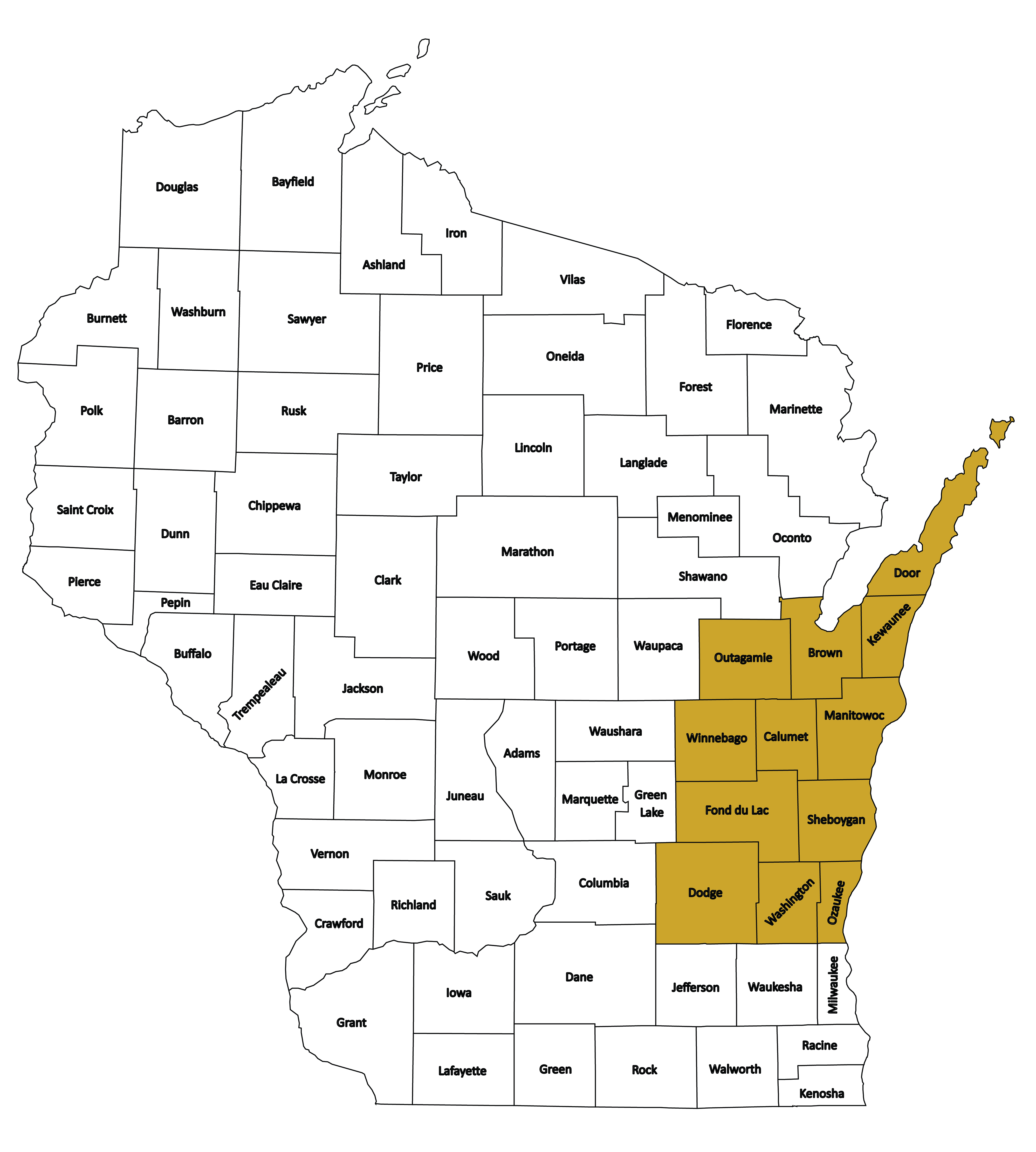 Lighting By Luke Service Map