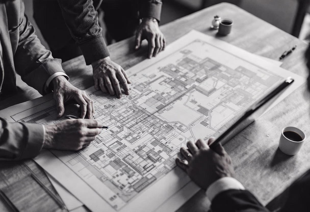 image of construction meetings (for a general contractor)