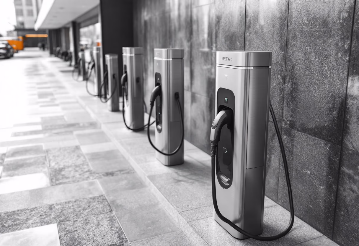 image of electric vehicle charging stations
