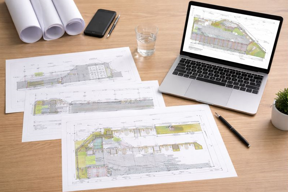 Image of electric vehicle charging stations