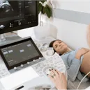 pregnant woman for ultrasound