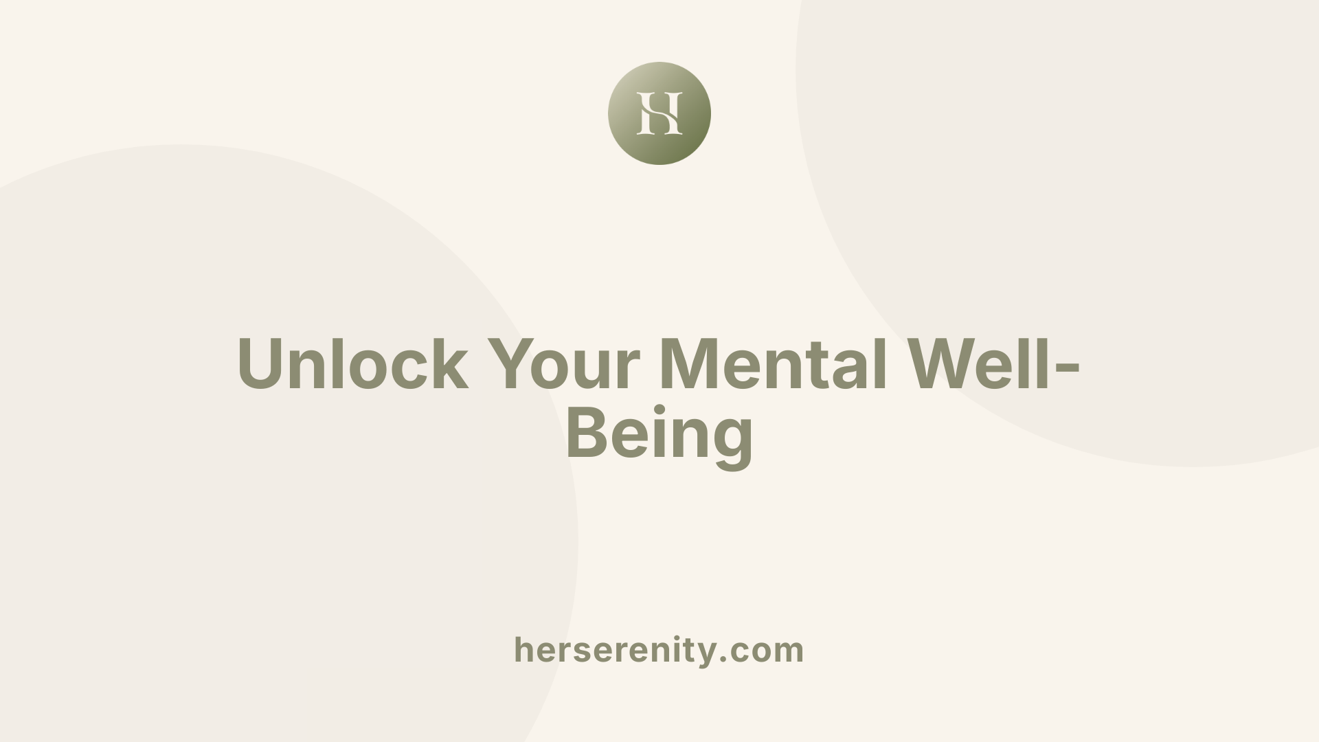 Unlock Your Mental Well-Being