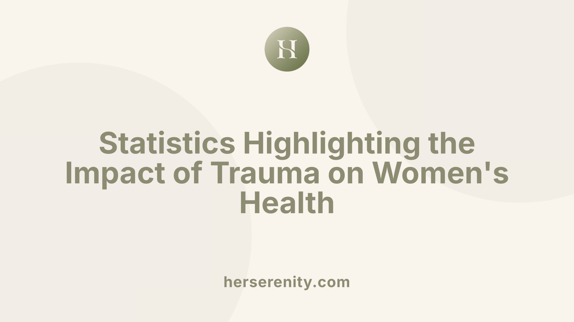 Statistics Highlighting the Impact of Trauma on Women's Health