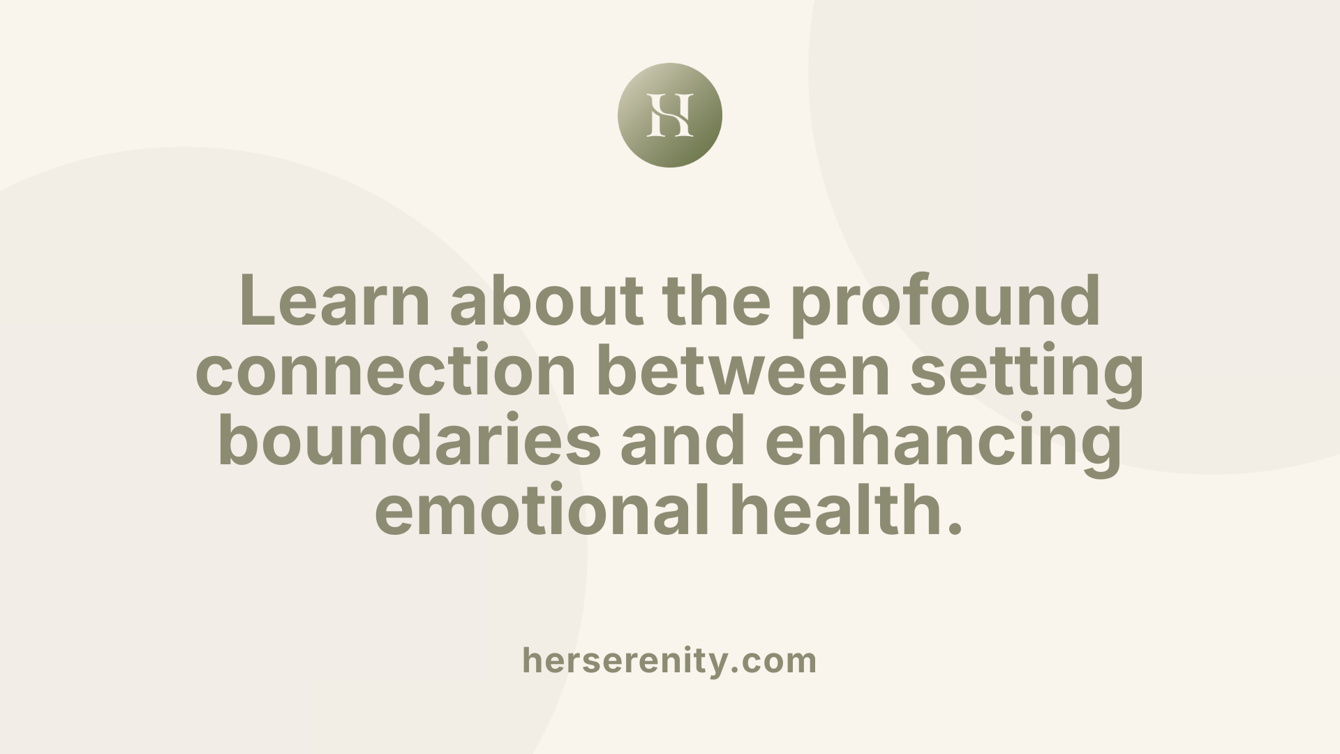 Learn about the profound connection between setting boundaries and enhancing emotional health.