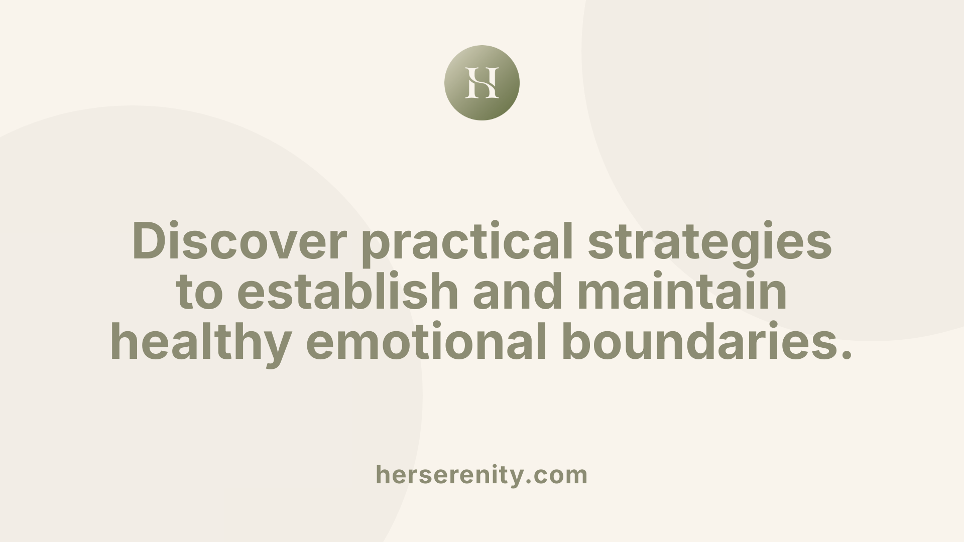 Discover practical strategies to establish and maintain healthy emotional boundaries.