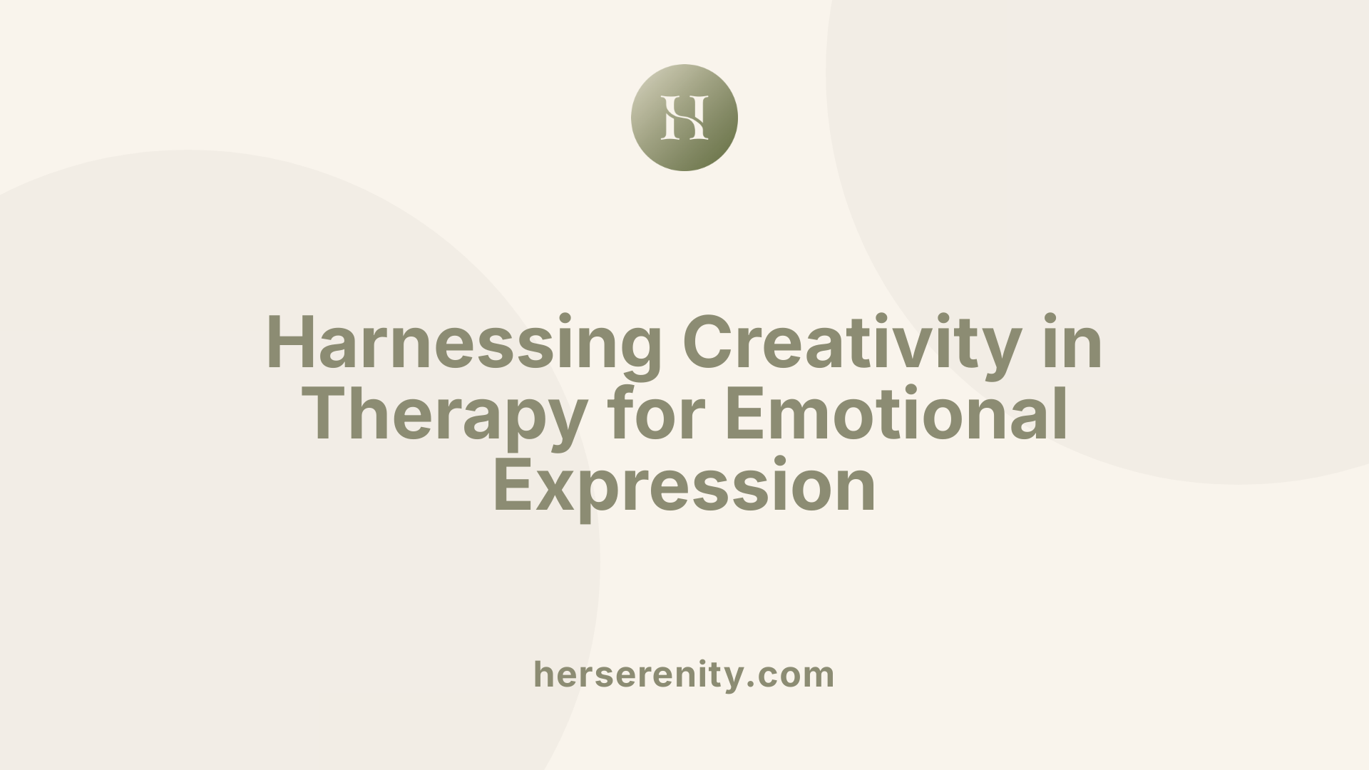 Harnessing Creativity in Therapy for Emotional Expression