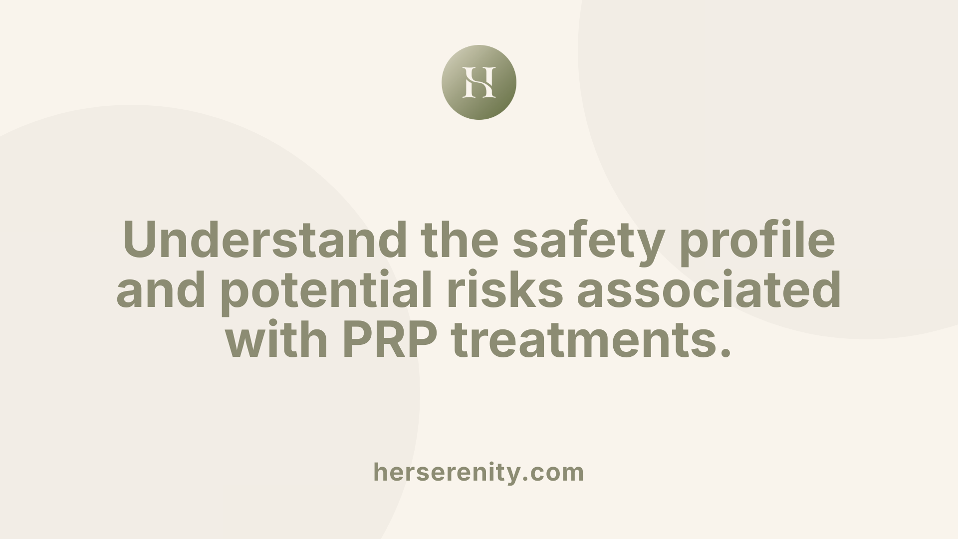 Understand the safety profile and potential risks associated with PRP treatments.