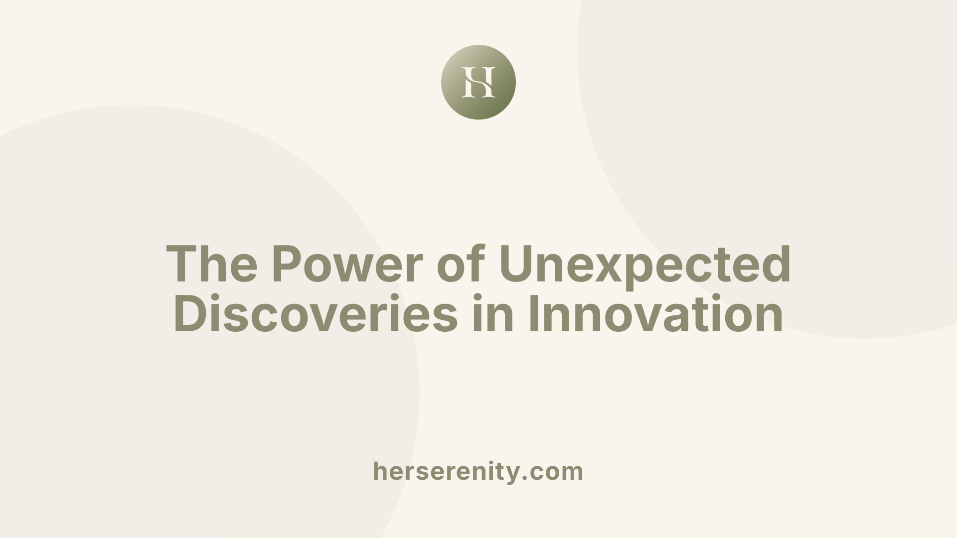 The Power of Unexpected Discoveries in Innovation