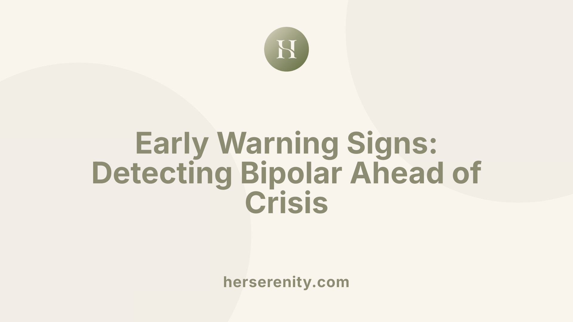 Early Warning Signs: Detecting Bipolar Ahead of Crisis