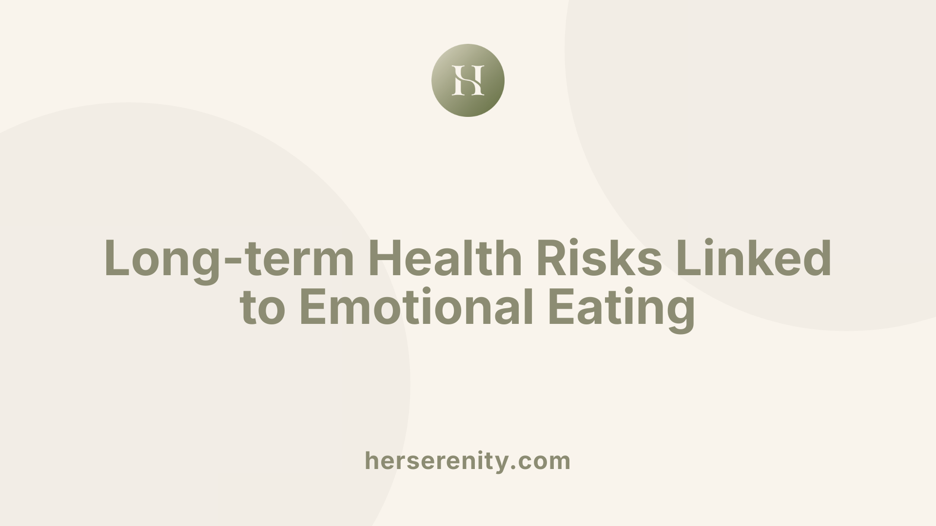 Long-term Health Risks Linked to Emotional Eating
