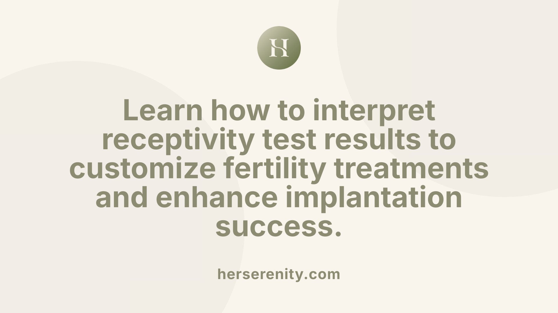 Learn how to interpret receptivity test results to customize fertility treatments and enhance implantation success.