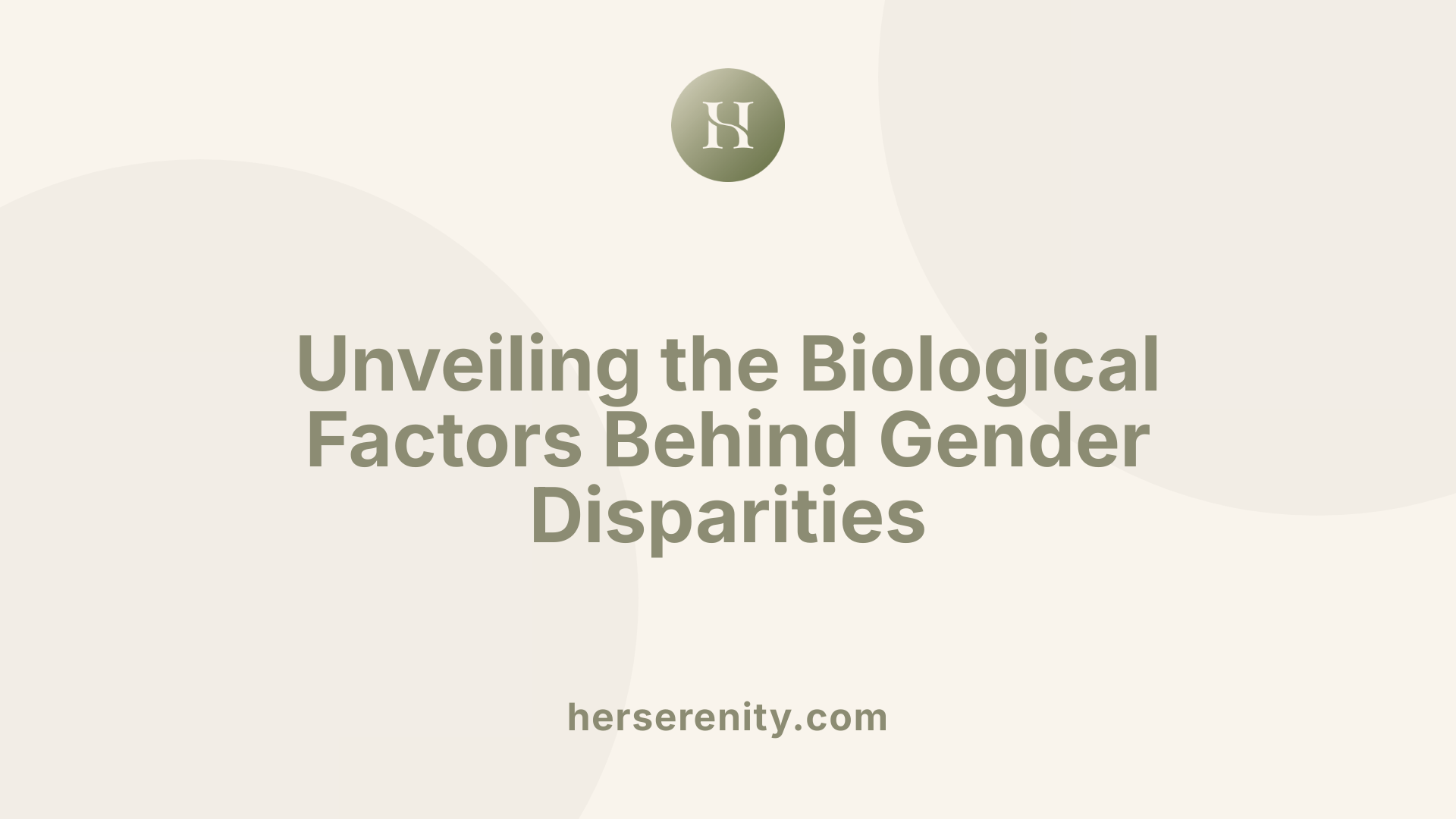 Unveiling the Biological Factors Behind Gender Disparities