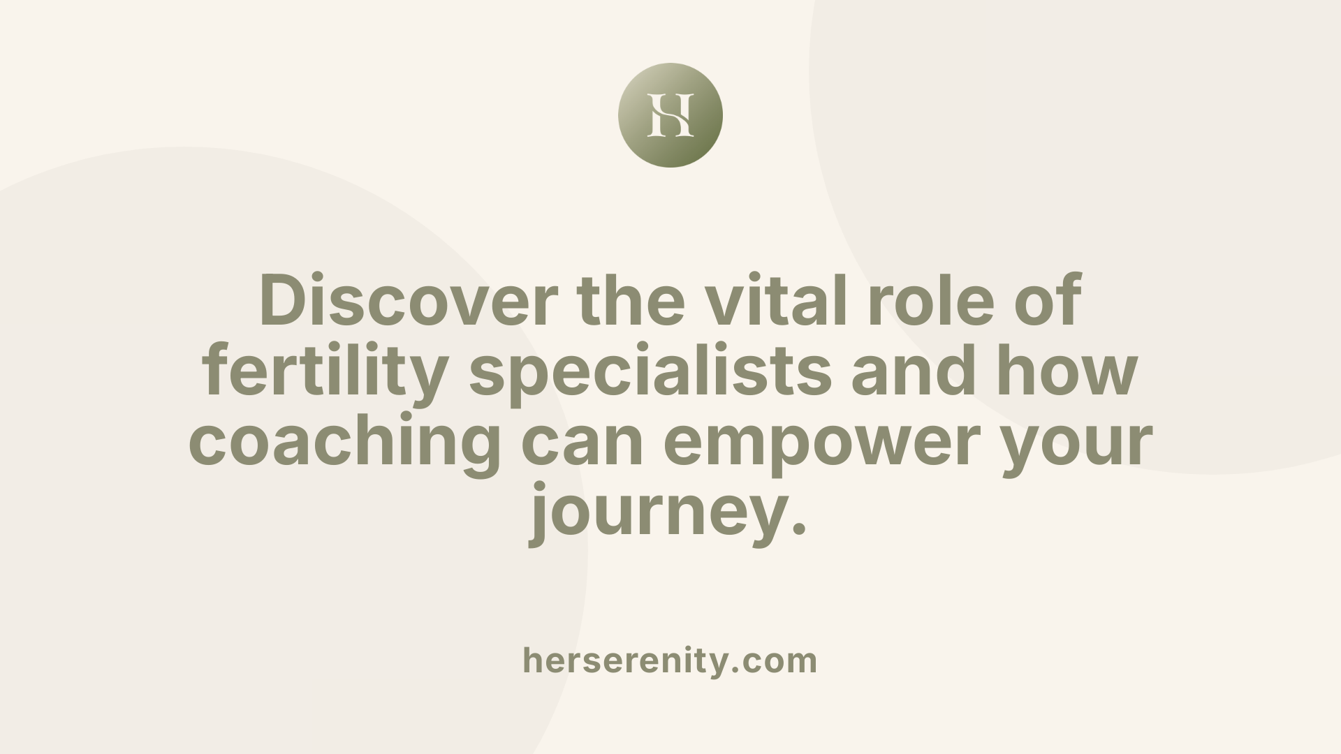 Discover the vital role of fertility specialists and how coaching can empower your journey.