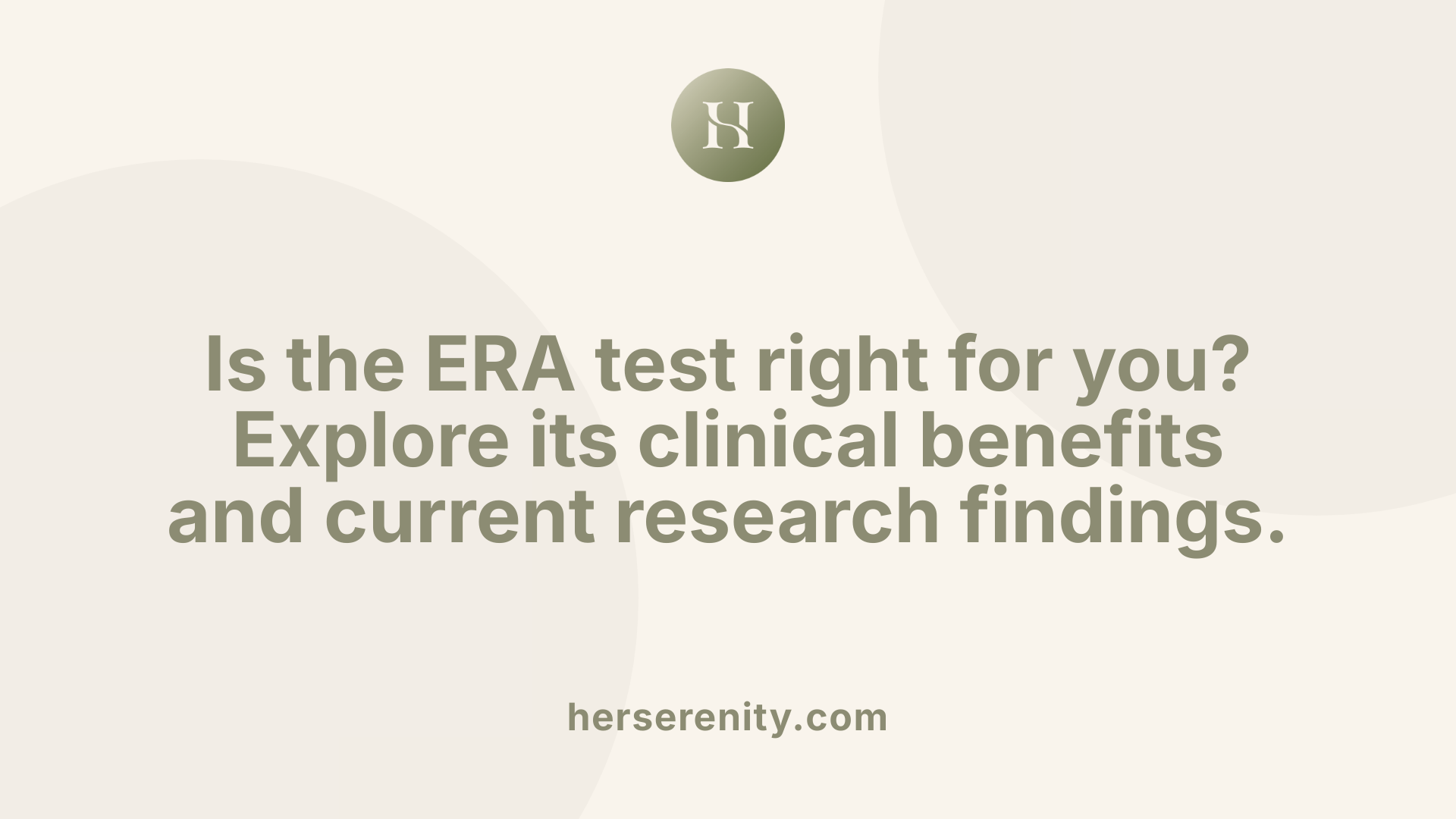 Is the ERA test right for you? Explore its clinical benefits and current research findings.