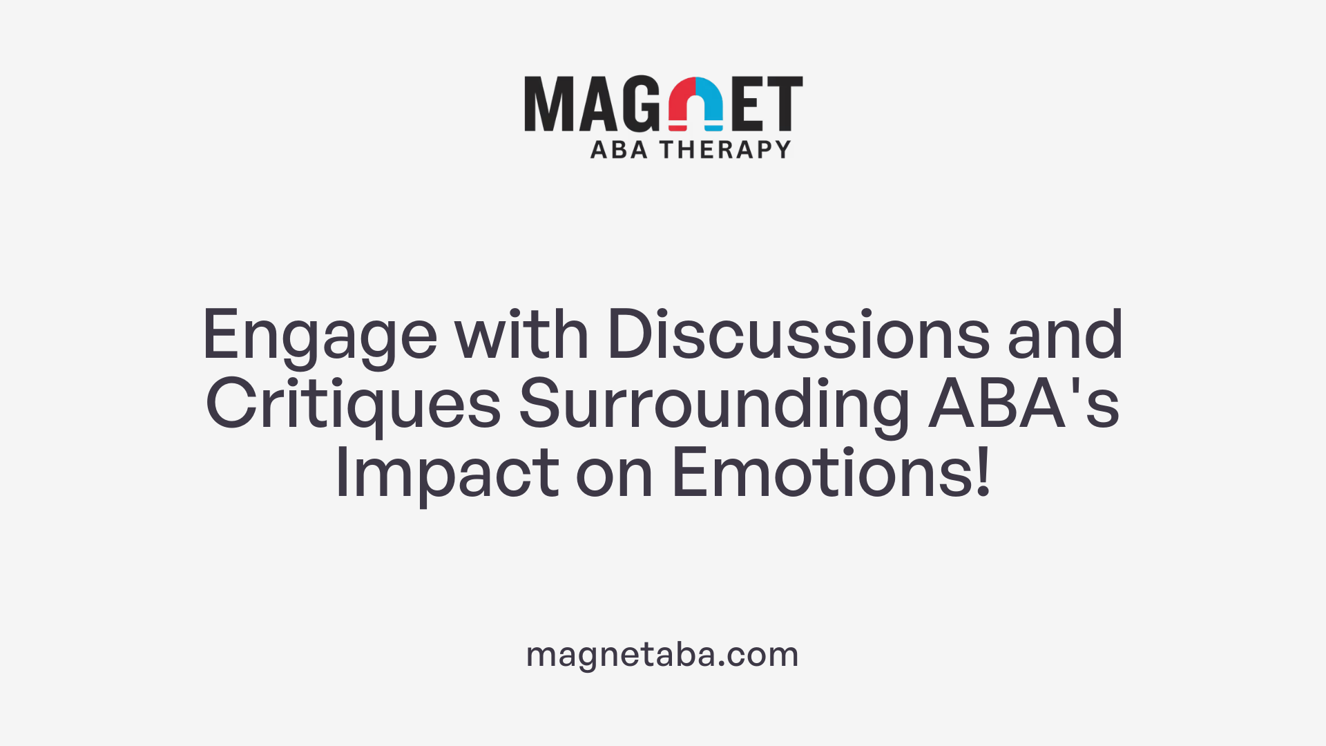 Engage with Discussions and Critiques Surrounding ABA's Impact on Emotions!