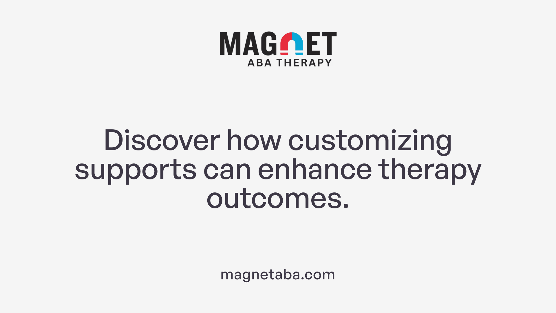 Discover how customizing supports can enhance therapy outcomes.