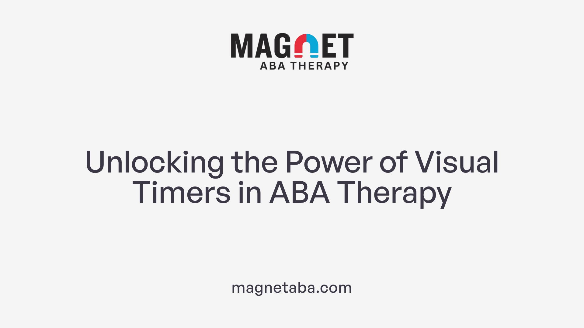 Unlocking the Power of Visual Timers in ABA Therapy