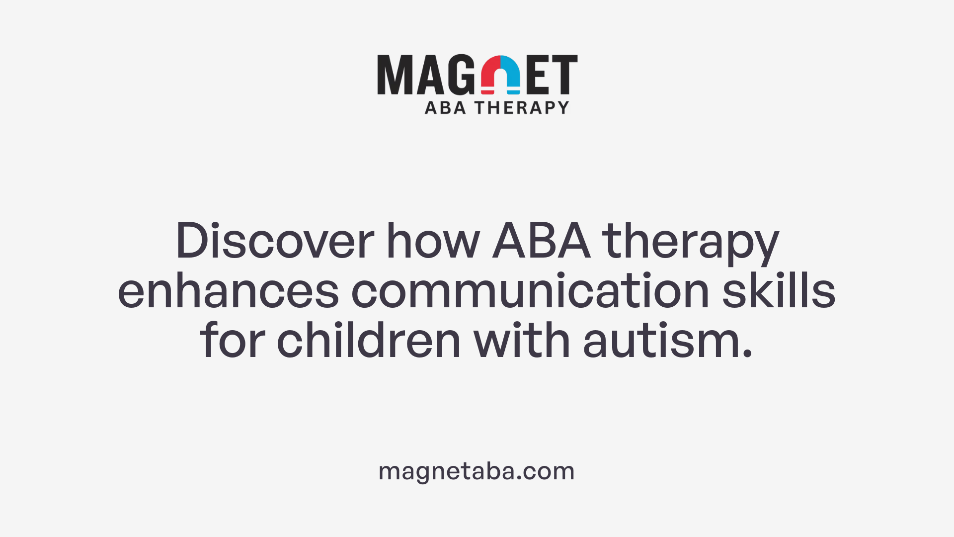 Discover how ABA therapy enhances communication skills for children with autism.